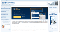 Desktop Screenshot of centralxclinic.com.br